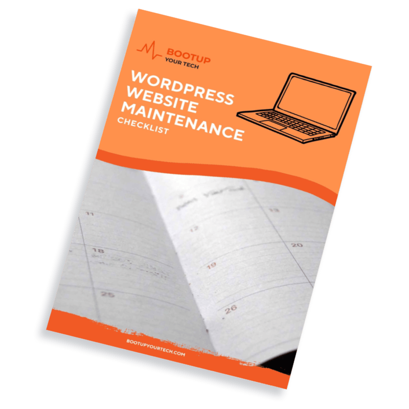 wordpress maintenance checklist
